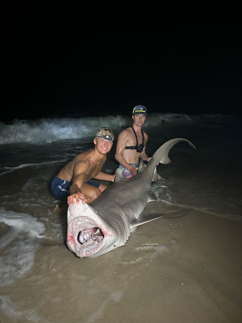 James Hise and a Monster